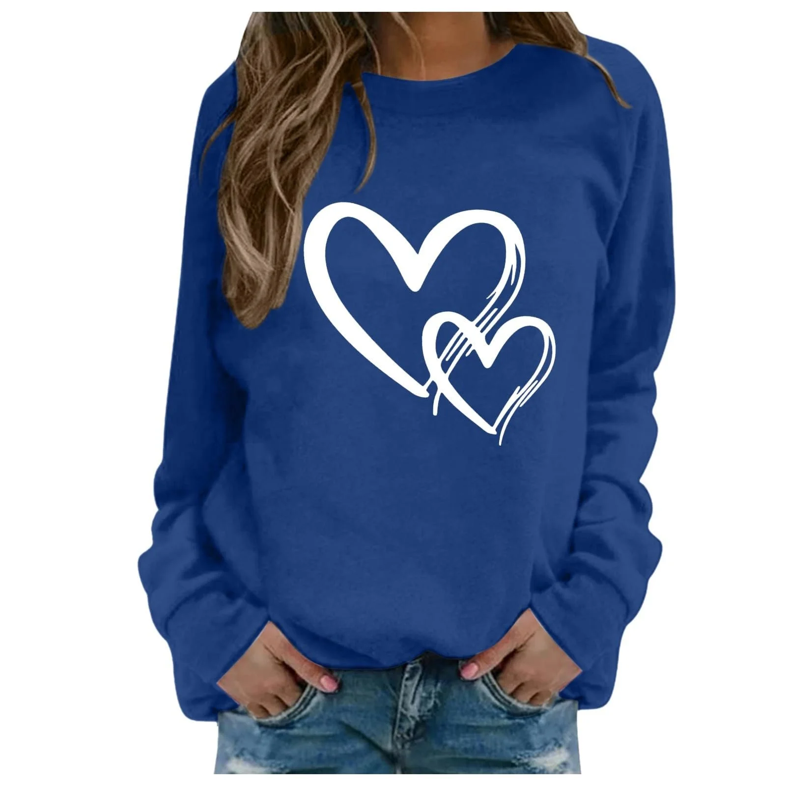 Свитшот Générique На День Святого Валентина Женский Милый Пуловер с Сердцем Женский Свитшот Oversized Повседневный Свитшот С Капюшоном С Принтом на День Святого Валентина, фото №1 Свитшот Générique На День Святого Валентина Женский Милый Пуловер с Сердцем Женский Свитшот Oversized Повседневный Свитшот С Капюшоном С Принтом на День Святого Валентина, фото №1