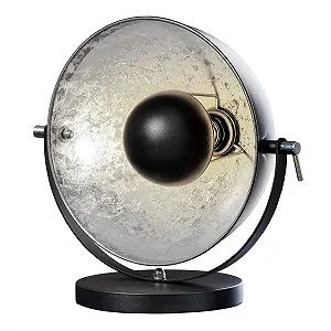 Настільна лампа invicta INTERIOR Studio Modern 40 см Чорний/Сріблястий E27 - Фото 1