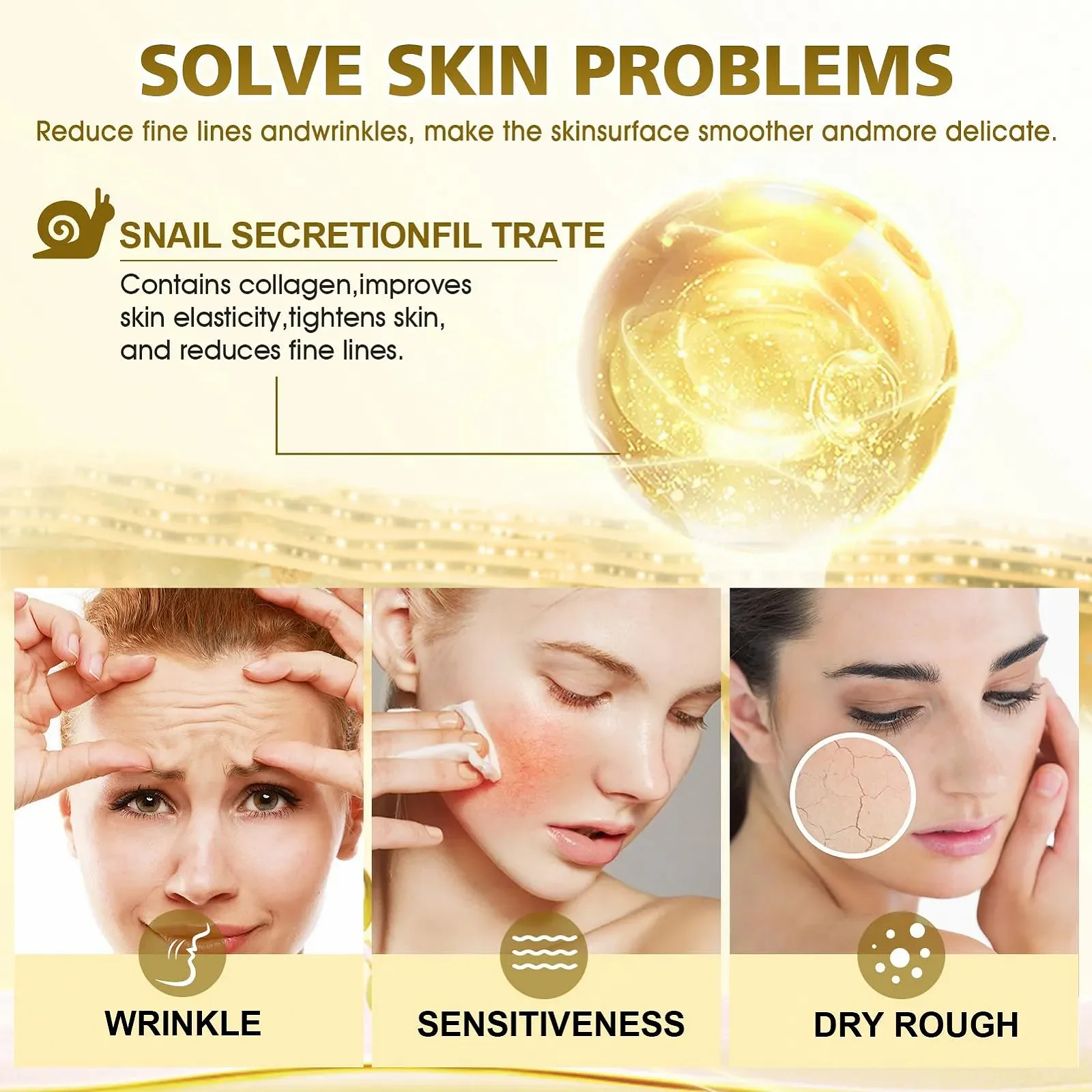 Маска Allony Муцин Равлика Advanced, Нічна Колагенова, фото №5