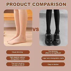 Чулки до колен Nylon 40 Den Прозрачный, Телесный цвет (2 пары) synthetic.ua - Фото 1