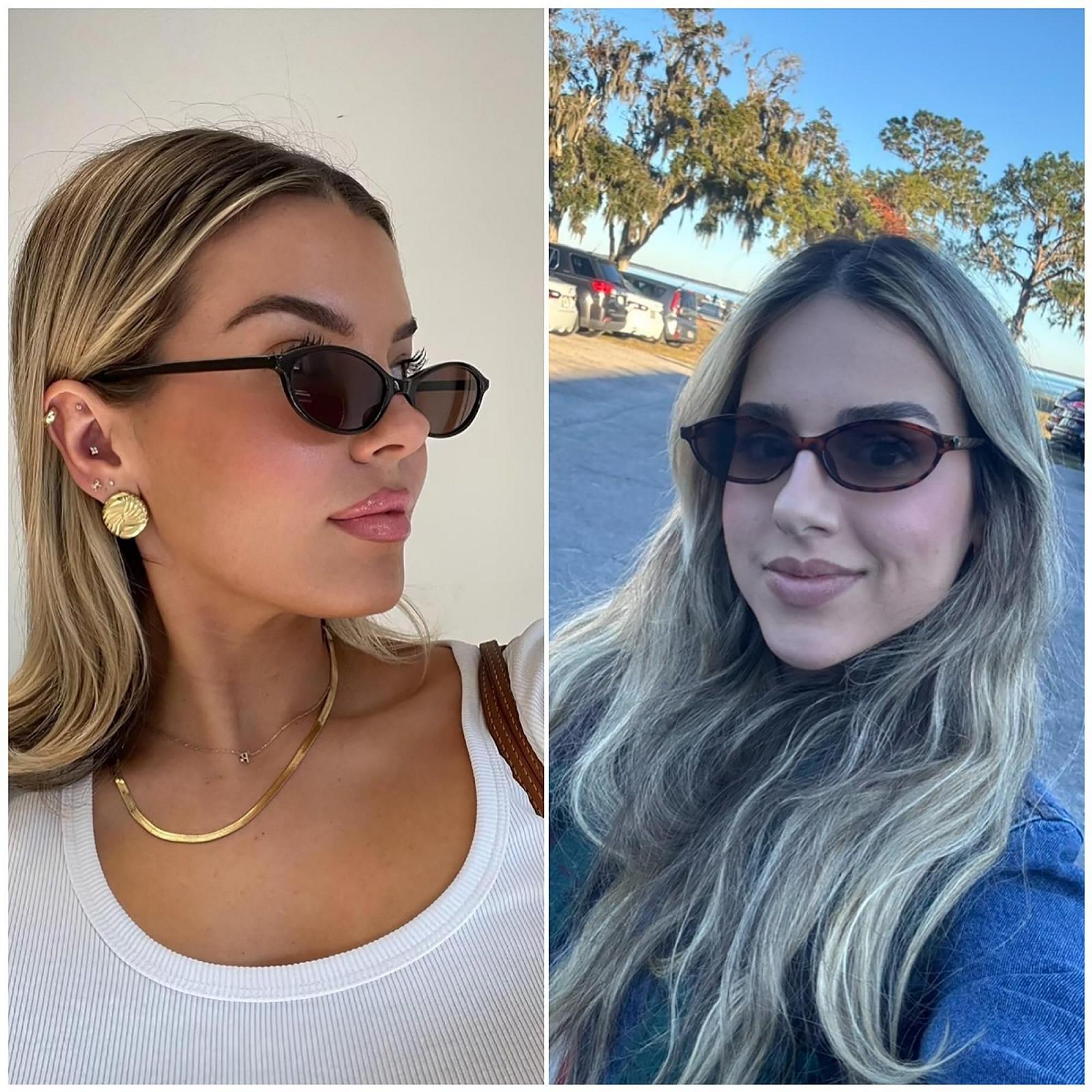 Женские солнцезащитные очки Кошачий глаз, набор 8 штук, фото №7