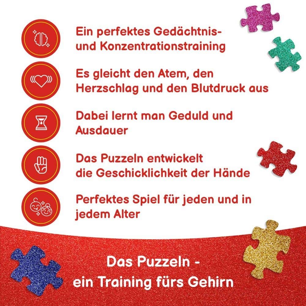 Пазл Trefl Disney Frozen II Glitter Minnie 100 деталей з блискітками, фото №4