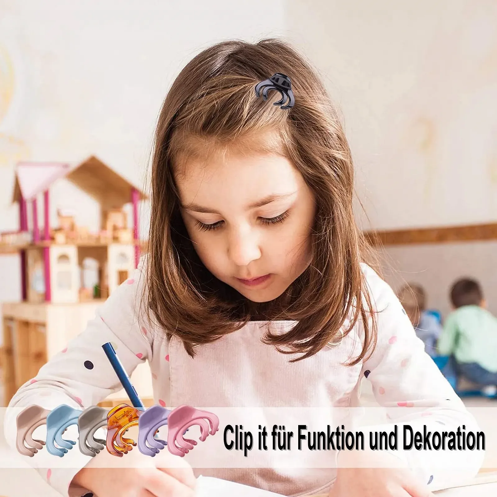 Заколка для волосся FITDON Octopus 4 см, набор 20 штук, фото №3 Заколка для волосся FITDON Octopus 4 см, набор 20 штук, фото №3