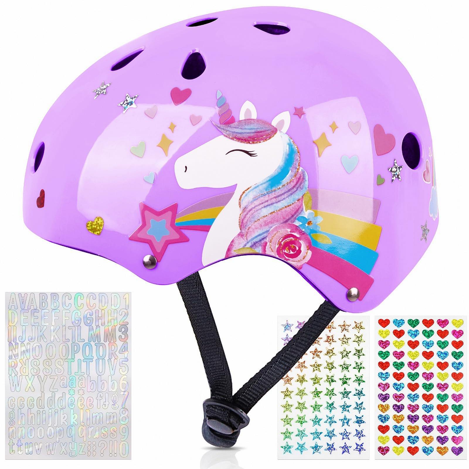 Детский Шлем Unicorn Helmet Unicorn Castle Регулируемый для Велосипеда, Скейтборда, Самоката, Катания на Роликах, 3-8 лет, фото №7
