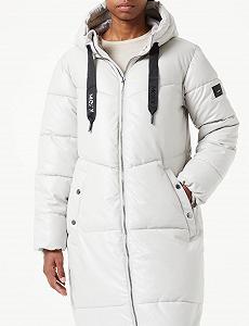 Пуховик Mexx Stretch PU з капюшоном, міді довжини synthetic.ua - Фото 1