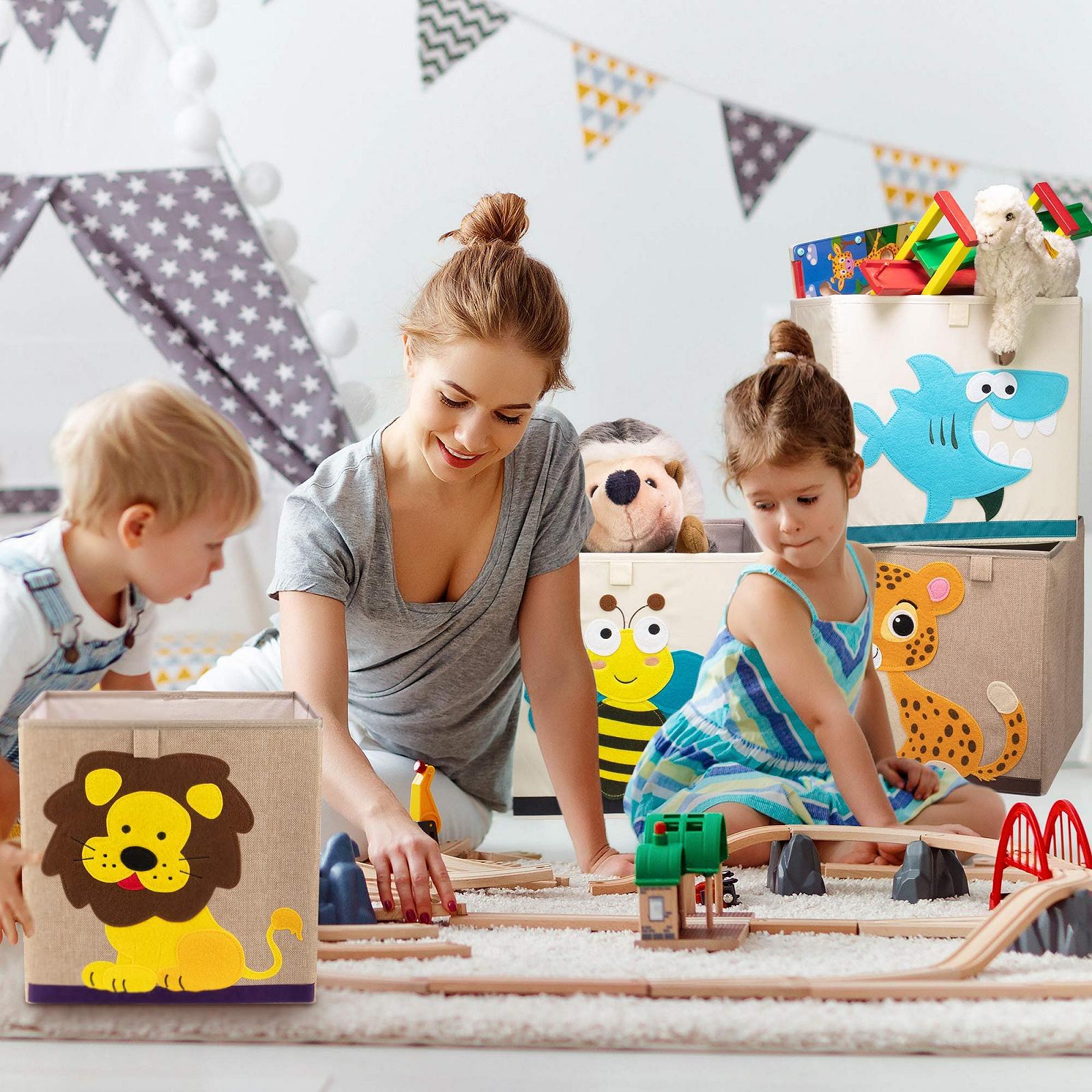 Ящик для хранения Lifeney для детей Практичный, для хранения детских игрушек, фото №5