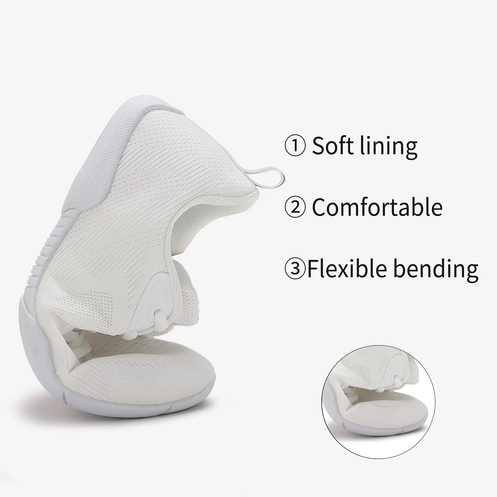 Танцевальные кроссовки Cheerleader для черлидинга, , для девочек, сетчатые, гибкие, гимнастические, нескользящие, для походов, фитнеса, фото №6