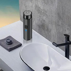 Електробритва ABS 5 дюймів USB Компактна роторна synthetic.ua - Фото 1