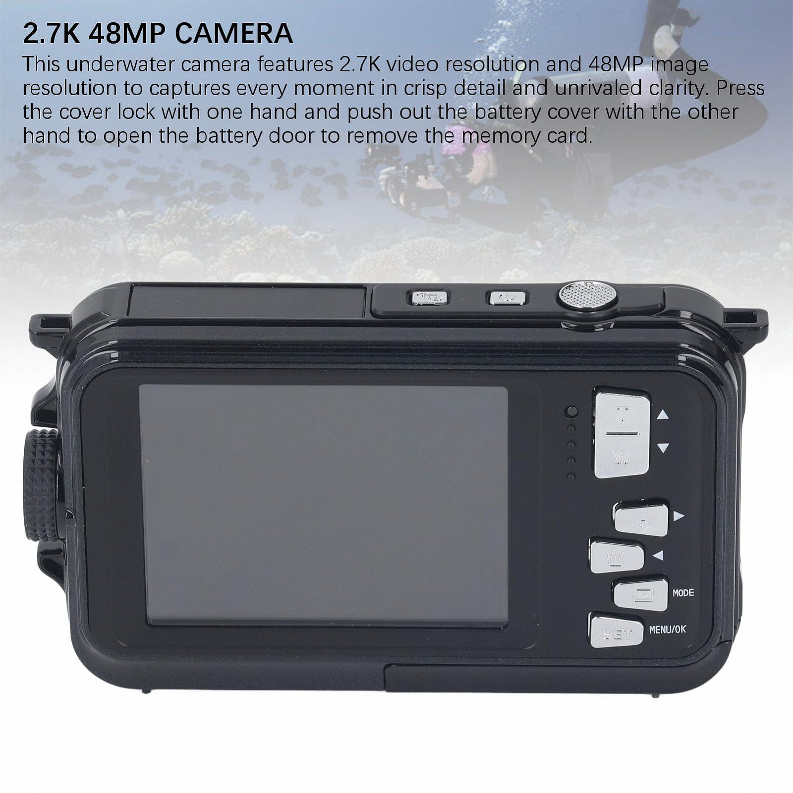 Екшн-камера Sxhlseller 2.7K 48MP Водонепроникна Підводна 10ft Інтелектуальне розпізнавання обличчя 650-мАг, фото №4