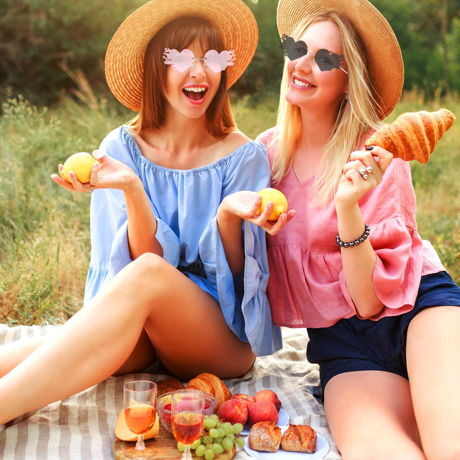 Солнцезащитные очки DUTIFUL Flames Сердце Розовый, фото №5 Солнцезащитные очки DUTIFUL Flames Сердце Розовый, фото №5