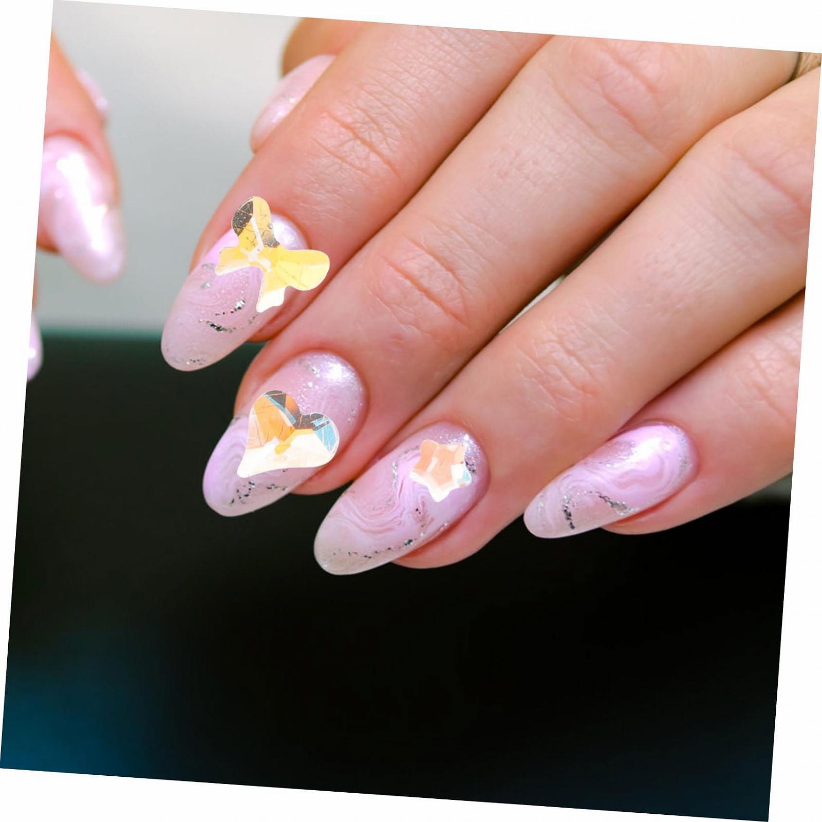 Стразы для ногтей с подвесками для маникюра, маленькие стразы для ногтей для женщин, подвески со стразами для маникюра, фото №7