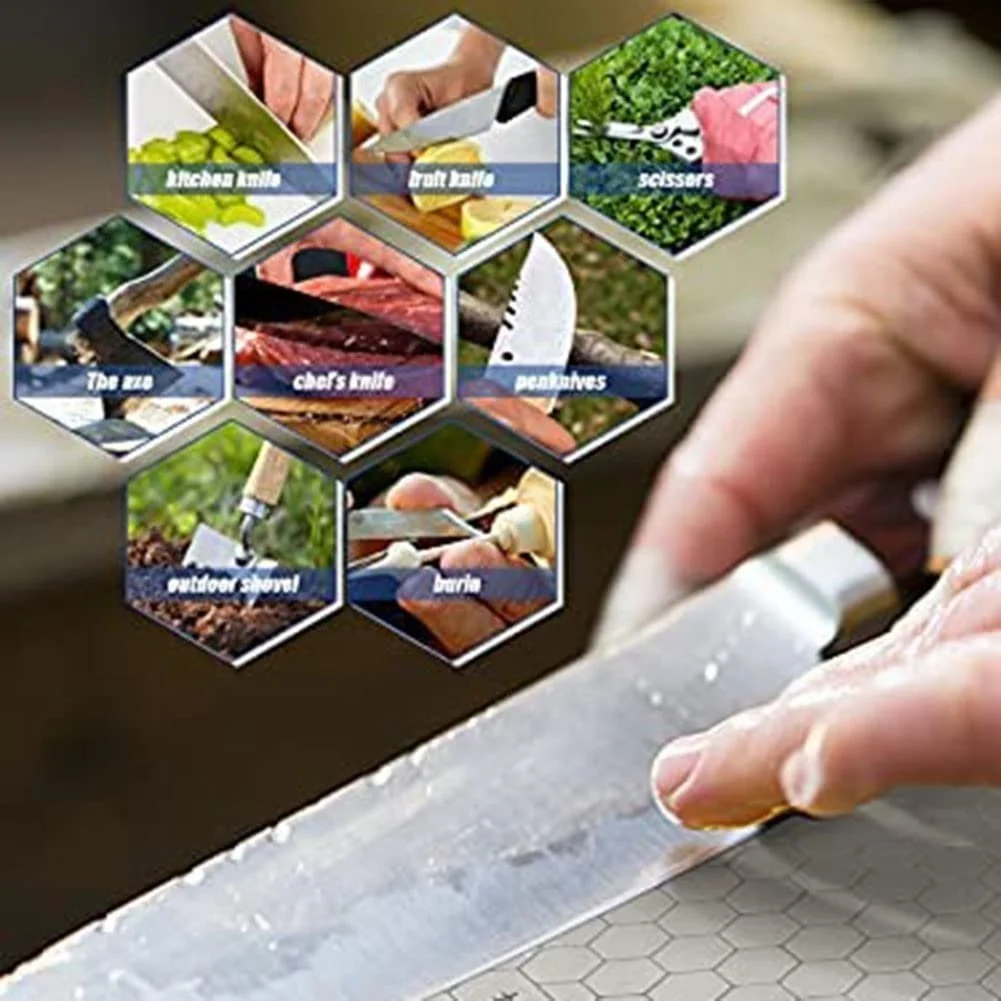 Алмазные точильные камни 2 штуки 400/1000 Grit сотовая поверхность, фото №3