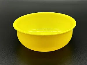Миска Kimmel Пластиковая 200 мл Желтая - Фото 1
