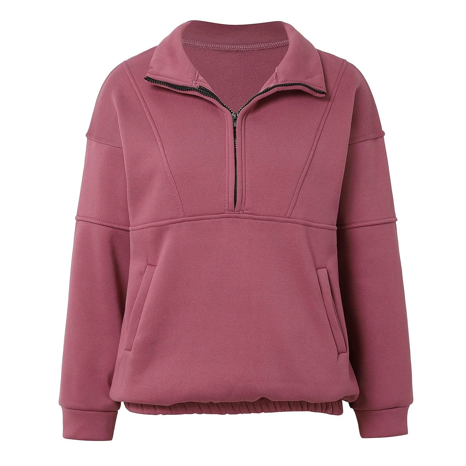 Женская толстовка на молнии с длинным рукавом, фото №4