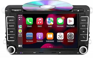 Купити Штатна автомагнітола SEMAITU для VW Golf 5 6 Polo Passat Tiguan / 7" / Сенсорна / Apple CarPlay / Android Auto / Bluetooth / GPS / USB / AUX / SD slot / CD / DVD - Фото 1 Штатна автомагнітола SEMAITU для VW Golf 5 6 Polo Passat Tiguan / 7" / Сенсорна / Apple CarPlay / Android Auto / Bluetooth / GPS / USB / AUX / SD slot / CD / DVD - Фото 1
