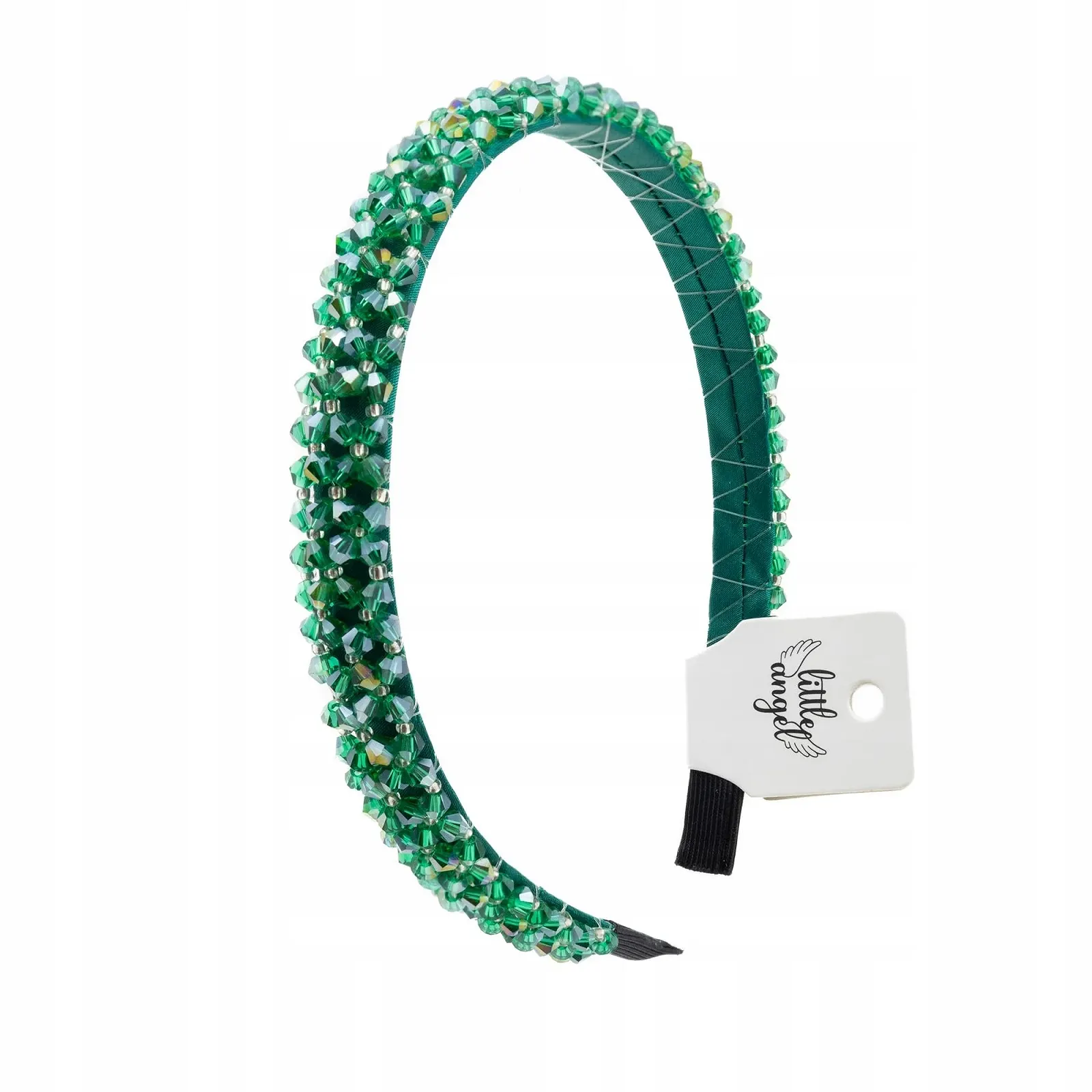 Обруч з блискучими кристалами для жінок, фото №1