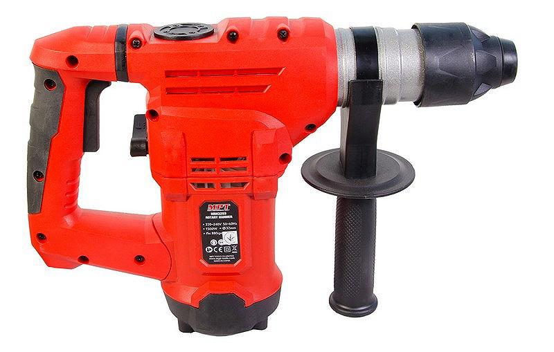 Перфоратор MPT PROFI SDS-PLUS 32 мм 1500 Вт 880 об/хв 4350 уд/хв 5 Дж 3 режими аксесуари шт кейс MRH3203, фото №5