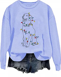 Свитшот Золотистый ретривер Рождество - Фото 1