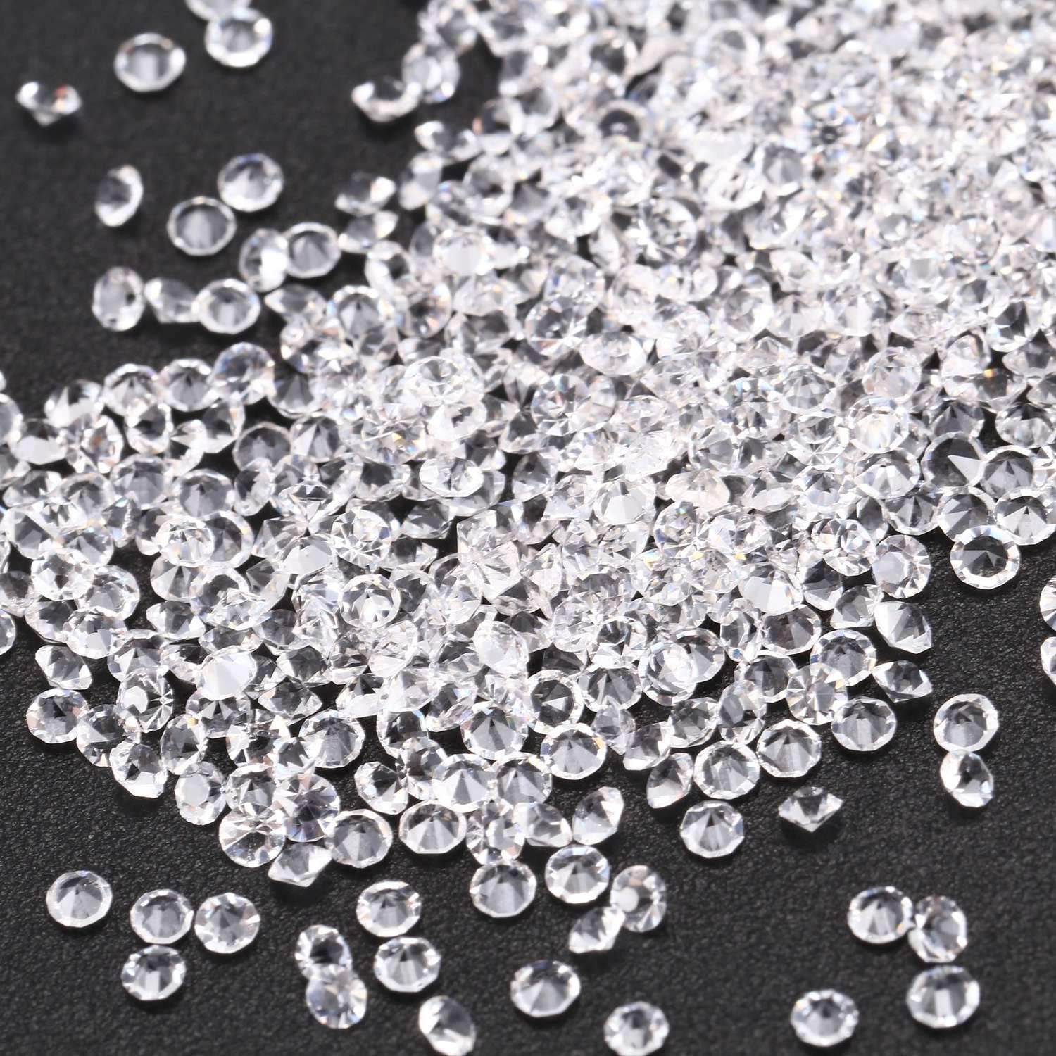 Мікро-діамант Кристал круглий 1.3 мм, 1440 шт, фото №8