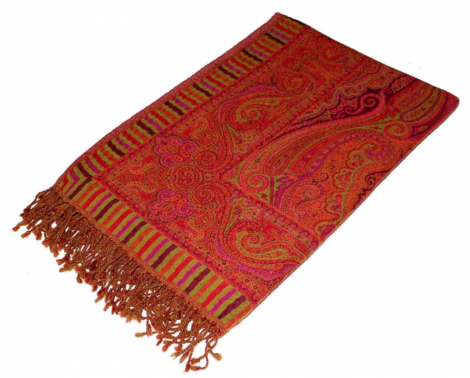 Одеяло Lorenzo Cana из шерсти меринового ягненка, жаккардовое плетение, узор пейсли, 140 см x 200 см, фото №1