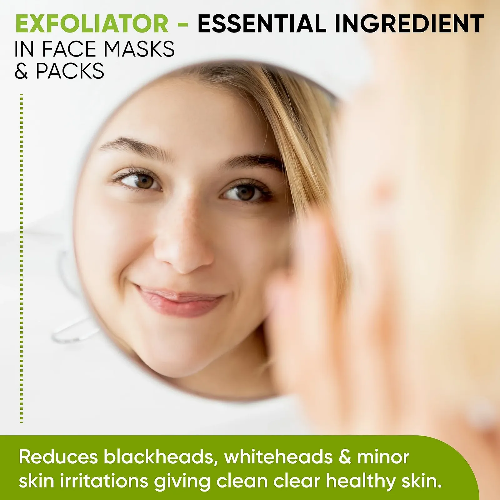 Глина для обличчя Davis Finest Organic Multani Mitti Indian Healing Clay, Fullers Earth 250г, фото №4