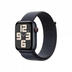Смарт-годинник Apple Watch SE (2nd Generation) GPS + Cellular 44мм, алюмінієвий корпус, колір Midnight, спортивний ремінець Ink - Фото 1