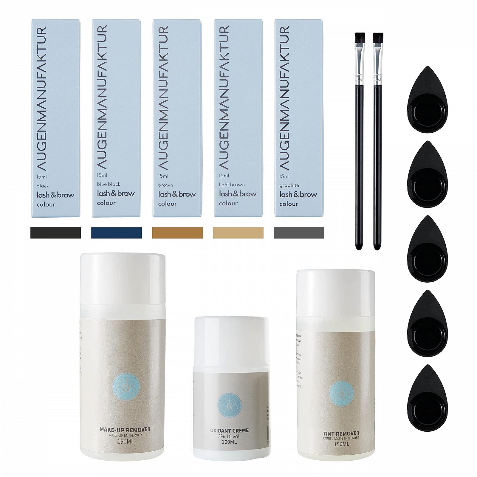 Кіт Augenmanufaktur Colour Lash & Brow Pro з 5 кольорами, фото №1