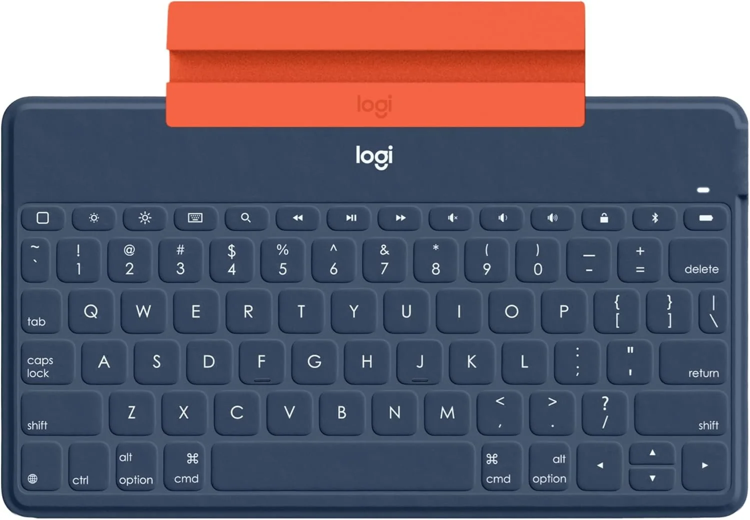 Бездротова клавіатура Logitech Keys-to-Go / Мембранна / Bluetooth / Blue, фото №5 Бездротова клавіатура Logitech Keys-to-Go / Мембранна / Bluetooth / Blue, фото №5