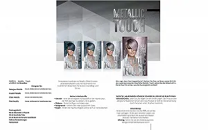 Стійка фарба для волосся Metallic Touch Rubélia Metallic Silver, 115 мл synthetic.ua - Фото 1