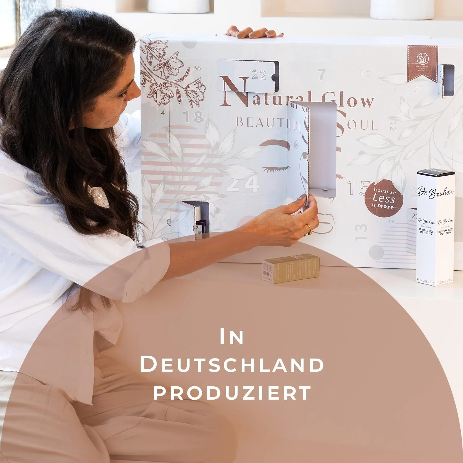 Адвент-календар Vegan Box Beauty 2025, 24 екологічні косметичні засоби та натуральна косметика, веганська, фото №5