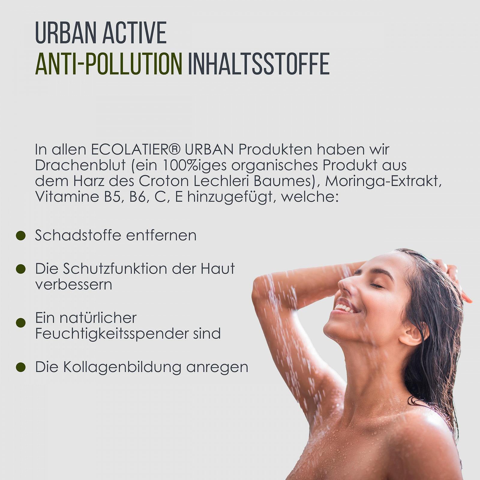 Гель для душу ECOLATIÈR Ecolatier Urban Series Sea Minerals & Matcha 600 мл, фото №5