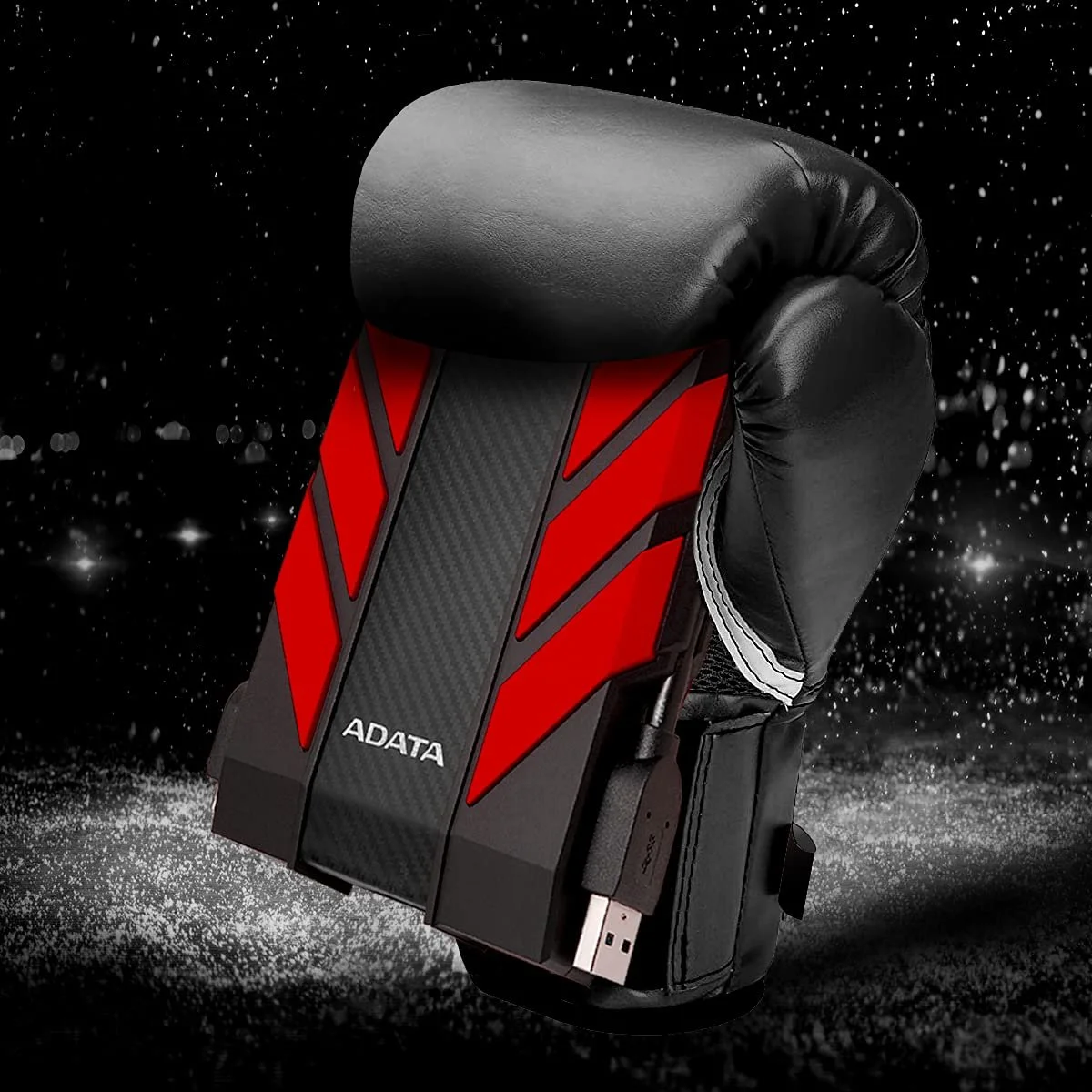 Внешний жесткий диск ADATA Dashdrive Durable HD710 Pro 1 ТБ USB 3.1 Red, фото №2
