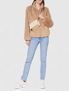 Бомбер SPARKZ COPENHAGEN Kinga из искусственного меха synthetic.ua - Фото 1