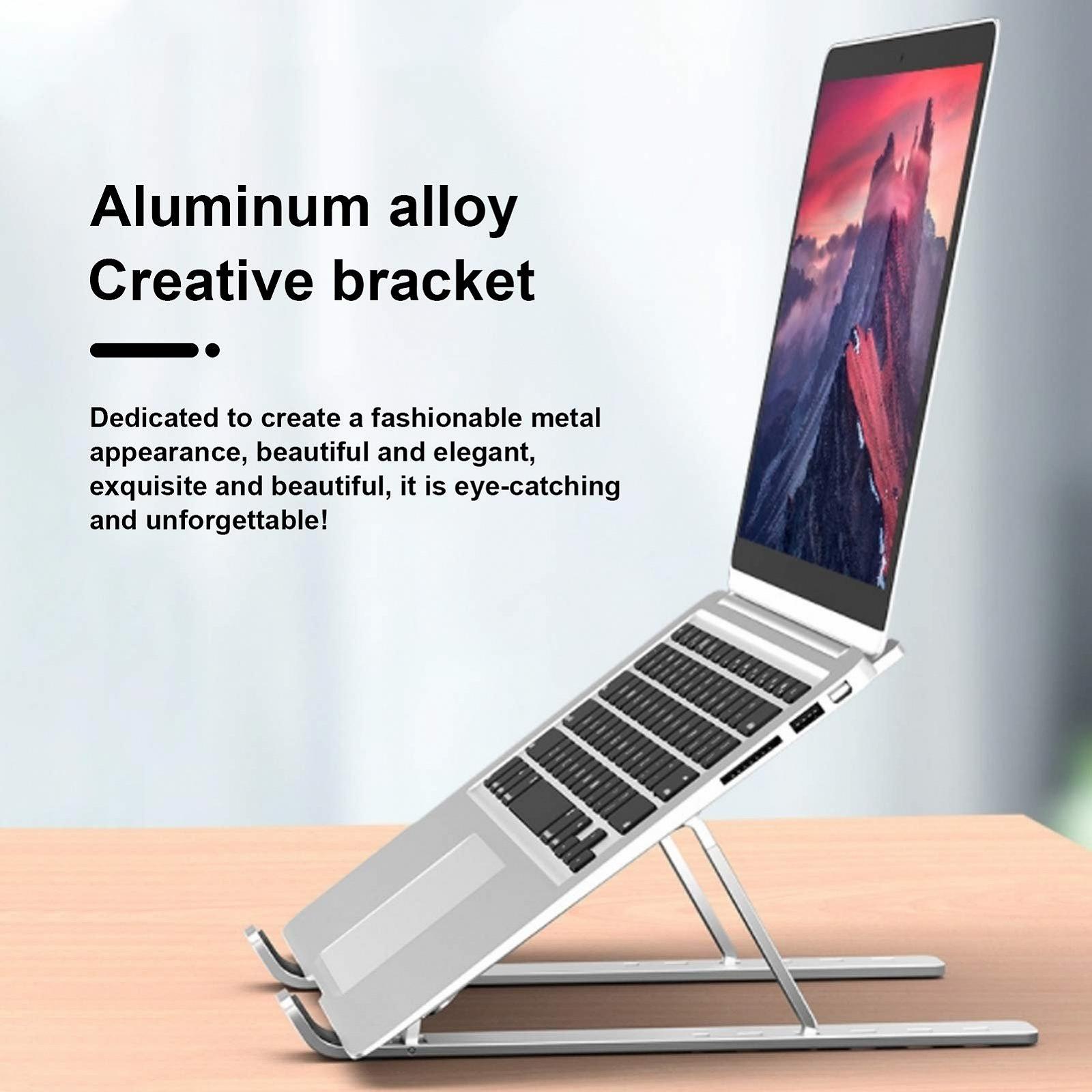 Підставка для ноутбука складана алюмінієвий сплав стабільна підтримка для 15,6-дюймового ноутбука трикутний дизайн, фото №8