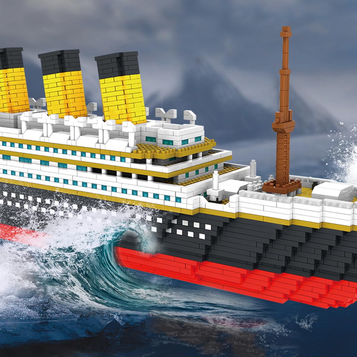 Набір для складання моделі круїзного лайнера FULHOLPE Technik Titanic з 3800+ деталей, фото №2
