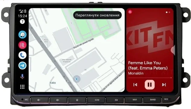 Штатная магнитола Baxster TS-912 VW universal ( Volkswagen \ Skoda \ Seat )  3/32 9 inch, фото №2