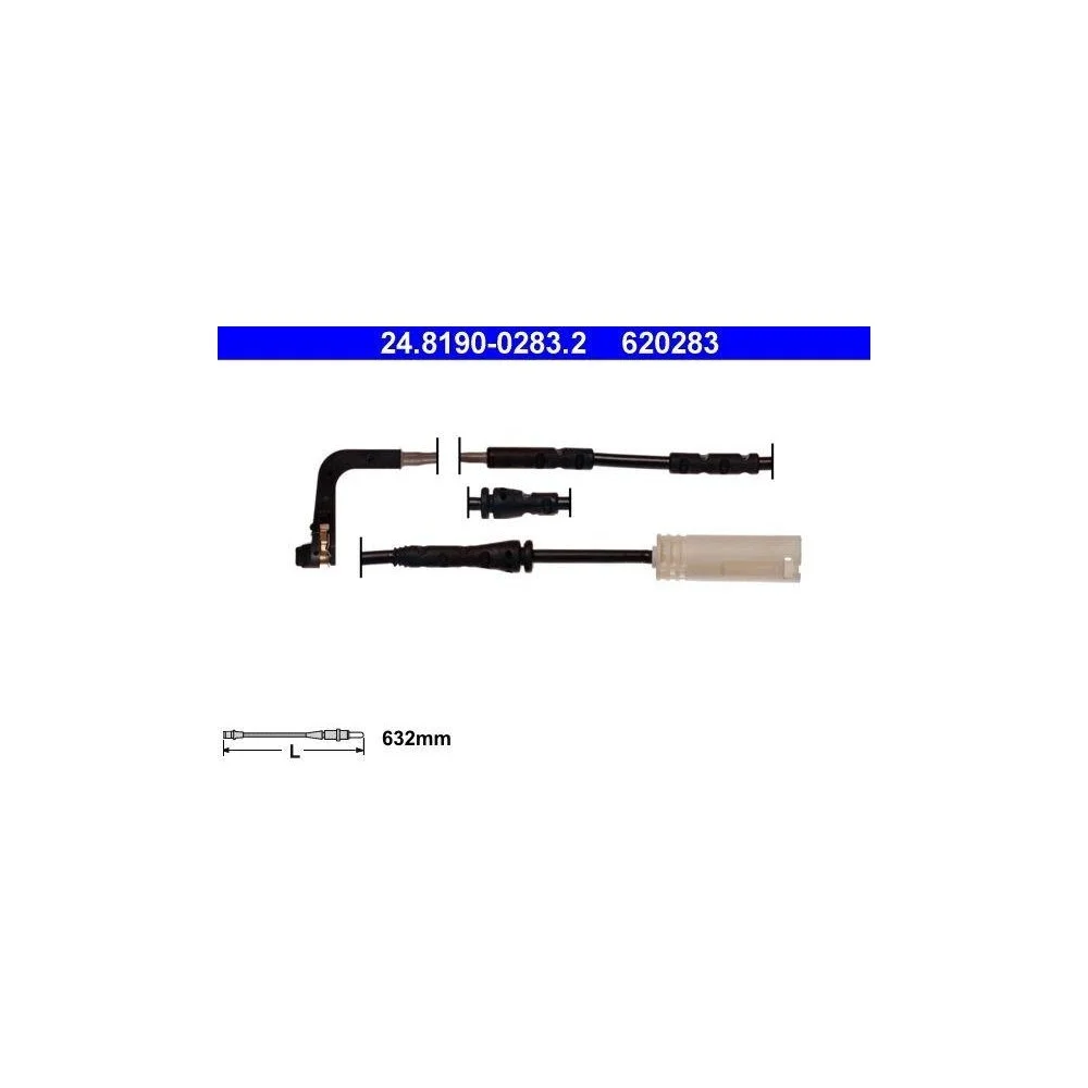 Датчик износа тормозных колодок ATE 24.8190-0283.2 для BMW, передняя ось, фото №1 Датчик износа тормозных колодок ATE 24.8190-0283.2 для BMW, передняя ось, фото №1