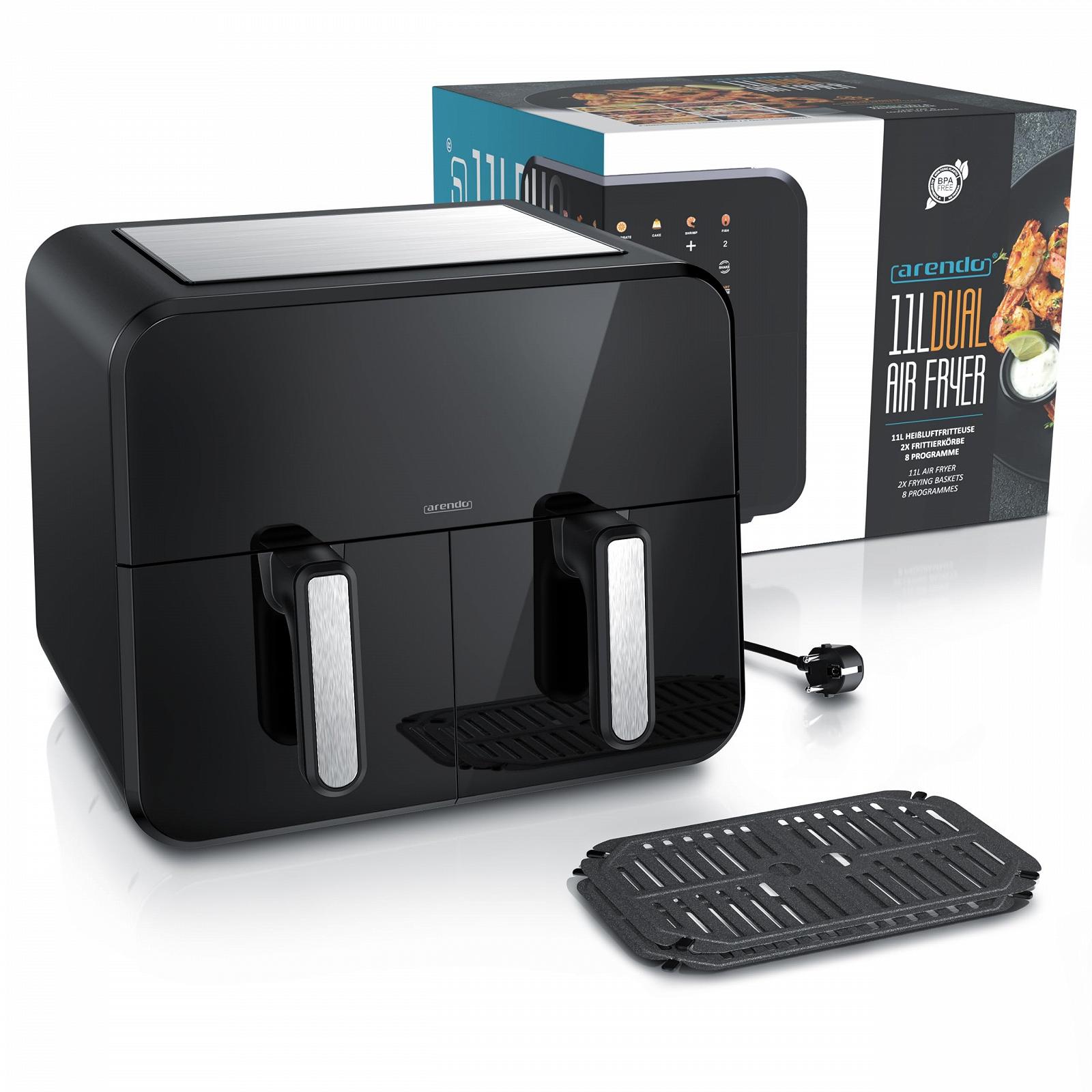 Мультипіч Arendo XXL 11 л 2600 Вт 2 камери 308011 Black, фото №7 Мультипіч Arendo XXL 11 л 2600 Вт 2 камери 308011 Black, фото №7