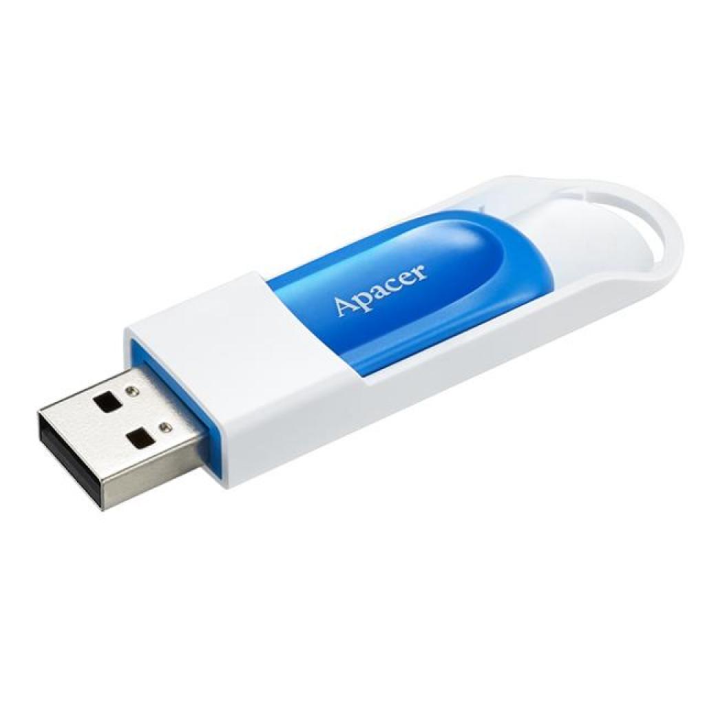 USB флеш-накопитель Apacer 64GB AH23A White 2.0 AP64GAH23AW-1, фото №5