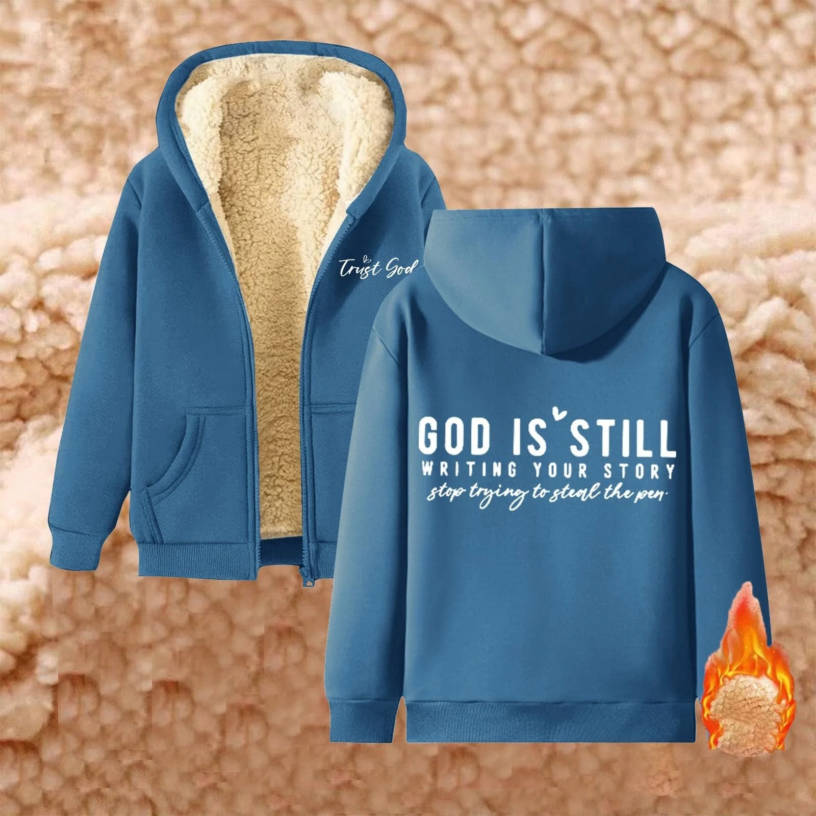 Женская куртка Teddy GFPGNDFHG, повседневная толстовка, теплая пушистая с длинными рукавами, зимняя свободная с карманом, теплая флисовая куртка, плюшевая толстовка осень-зима, фото №3