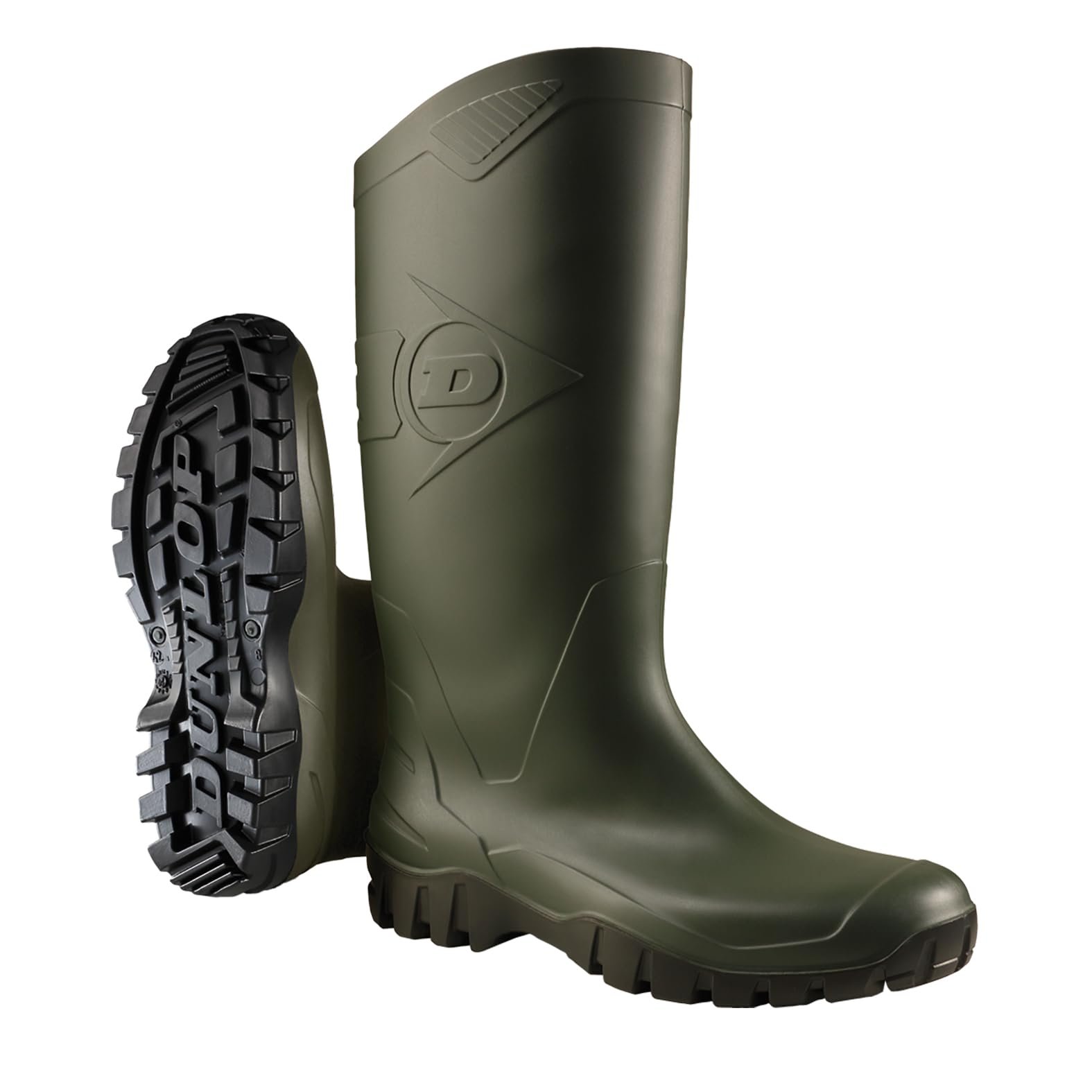 Сапоги Wellington Dunlop K680011 PVC для взрослых, до колена, унисекс, фото №1