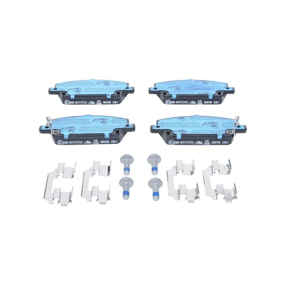 Комплект гальмівних колодок, дискове гальмо ATE 13.0460-5756.2 для HONDA, передній міст, фото №1 Комплект гальмівних колодок, дискове гальмо ATE 13.0460-5756.2 для HONDA, передній міст, фото №1