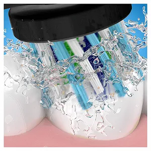 Електрична зубна щітка Oral-B Pro 2 2000 акумуляторна з зарядною станцією та 1 насадкою CrossAction Чорна synthetic.ua - Фото 1