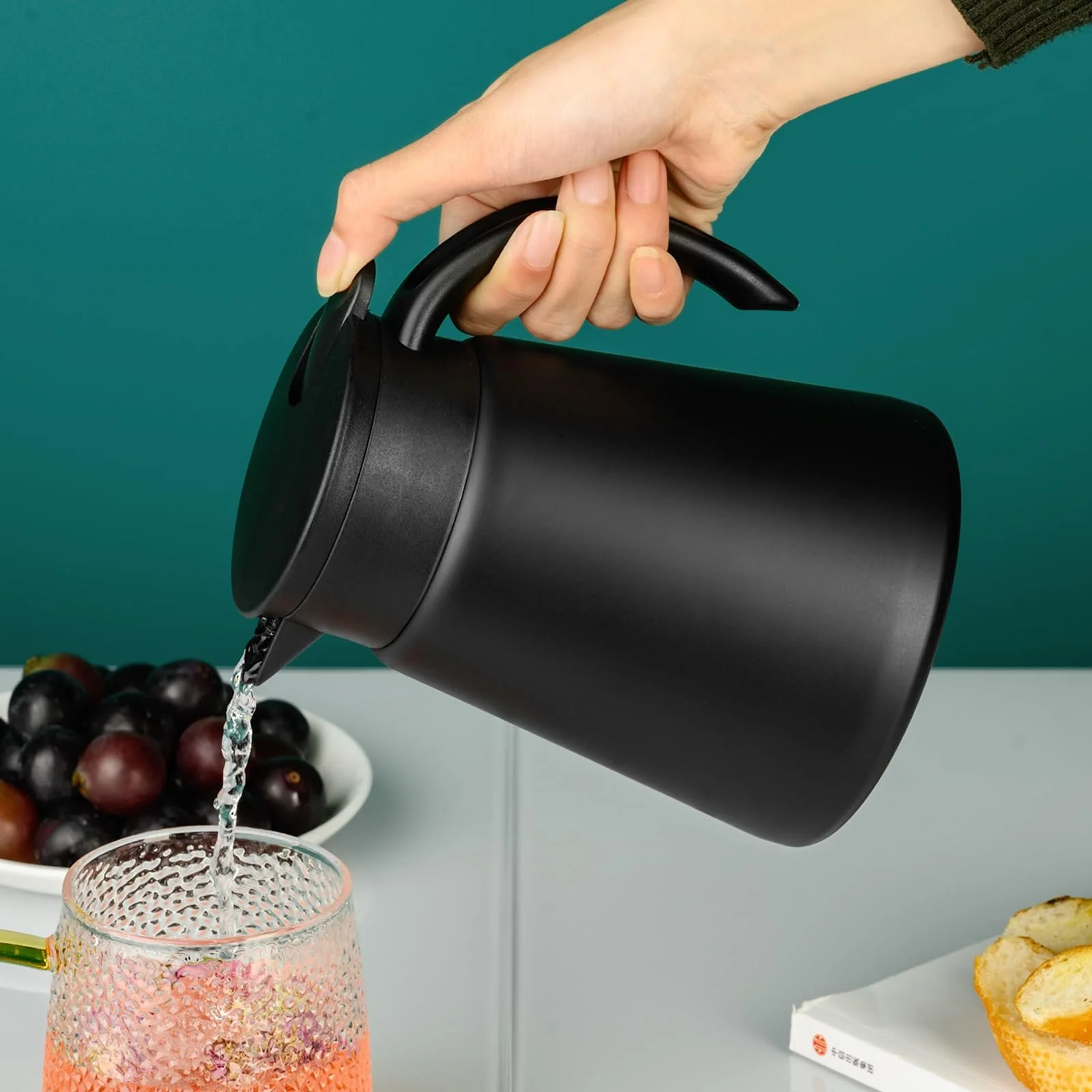 Термос-кавник PARACITY 800 мл, з нержавіючої сталі, чорний, фото №4