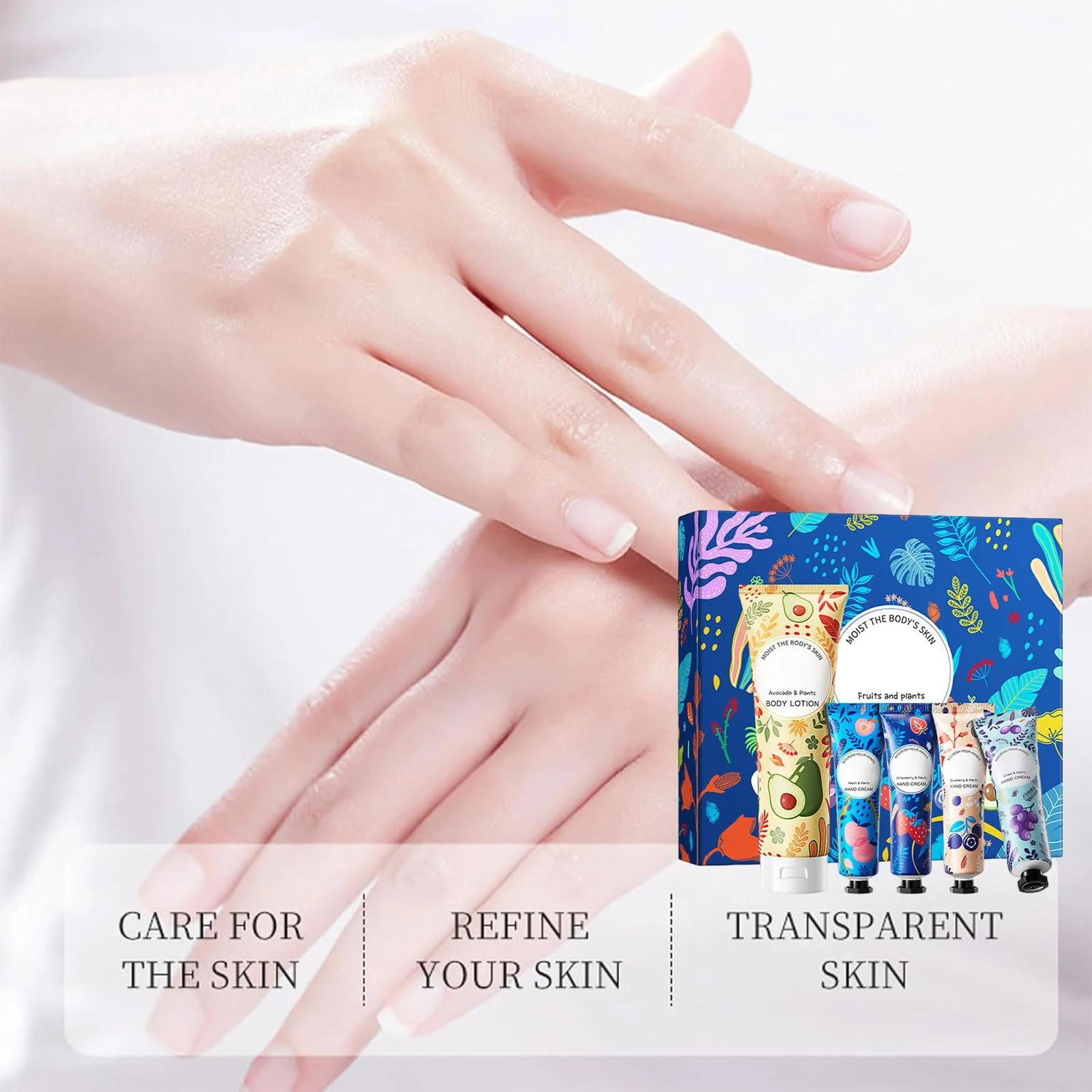 Рождественский подарочный набор, Крем для рук для сухой кожи, Увлажняющий крем для рук для женщин и мужчин, Рождественский подарочный набор кремов для рук, Увлажняющий крем для рук, 5 штук, фото №2