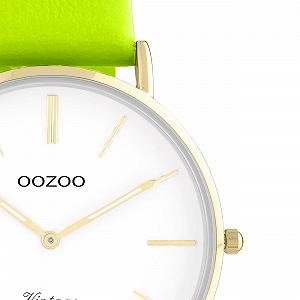 Женские часы Аналоговые Oozoo Vintage Series UOC20305 Кожа Желтый Зеленый, серебристый / белый, Ремешок. цена на synthetic.ua - Фото 1 Женские часы Аналоговые Oozoo Vintage Series UOC20305 Кожа Желтый Зеленый, серебристый / белый, Ремешок. synthetic.ua - Фото 1