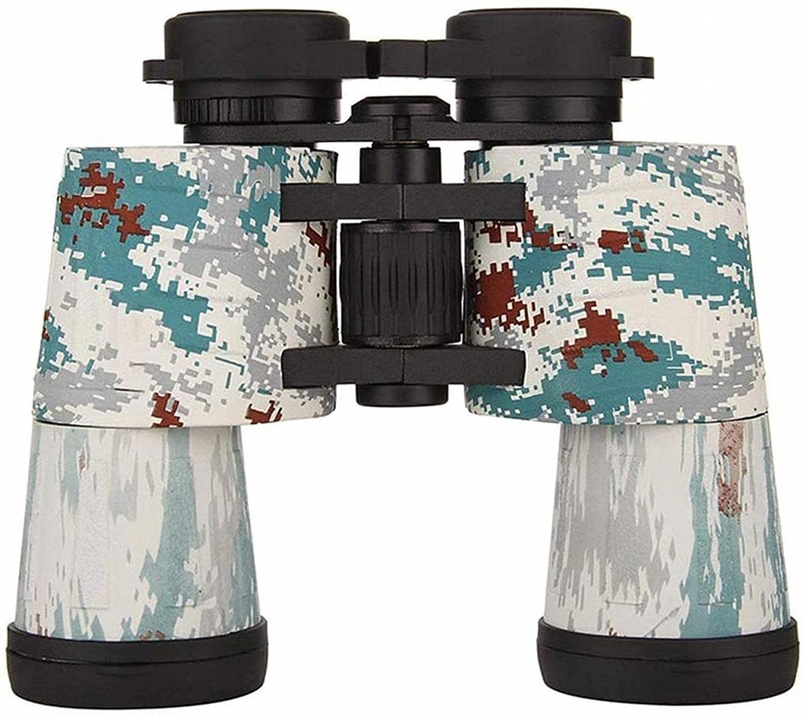 Бинокль Metal Double Tube Camouflage 10x50 водонепроницаемый ударопрочный BAK4 FMC многослойное покрытие камуфляжный, фото №1