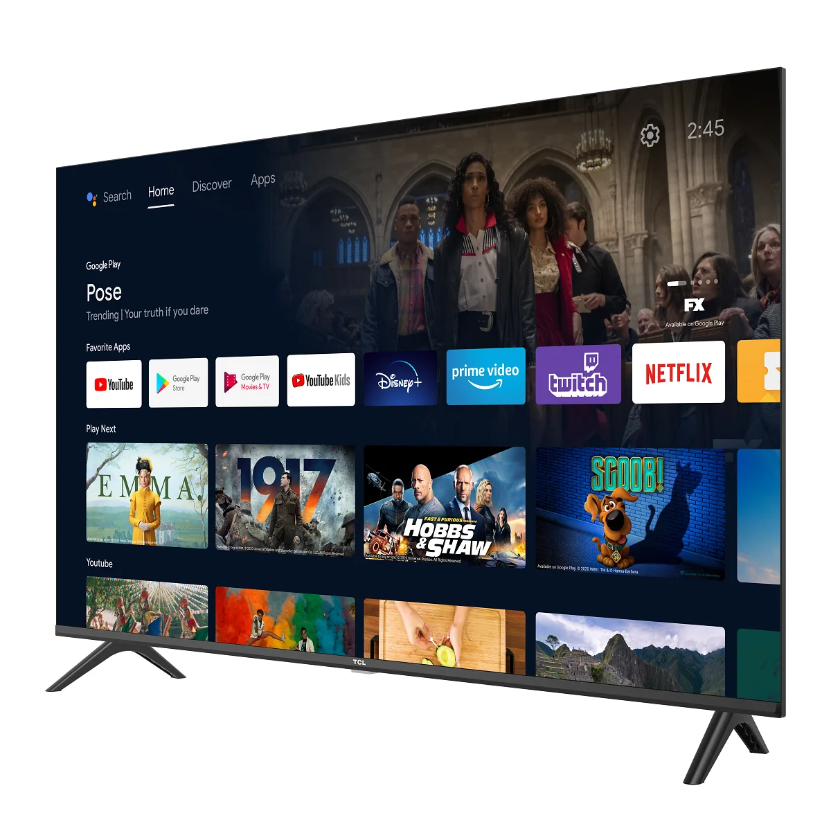 Телевізор 40" TCL 40S5401A / Full HD / 60 Гц / LCD / Smart TV / Wi-Fi / Bluetooth / T2, фото №3 Телевізор 40" TCL 40S5401A / Full HD / 60 Гц / LCD / Smart TV / Wi-Fi / Bluetooth / T2, фото №3