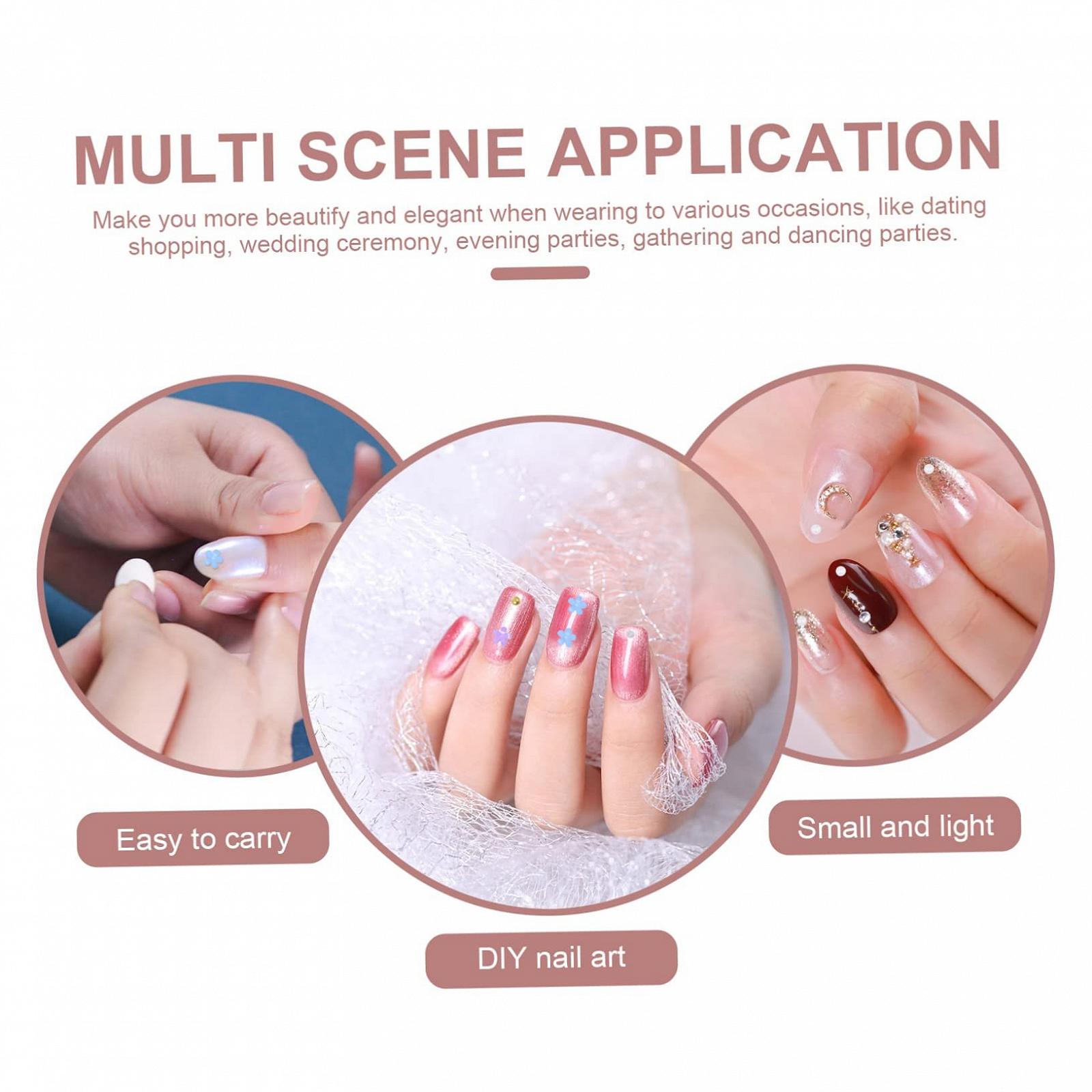 Украшения для ногтей Healeved Цветы акриловые 3 шт, фото №5 Украшения для ногтей Healeved Цветы акриловые 3 шт, фото №5