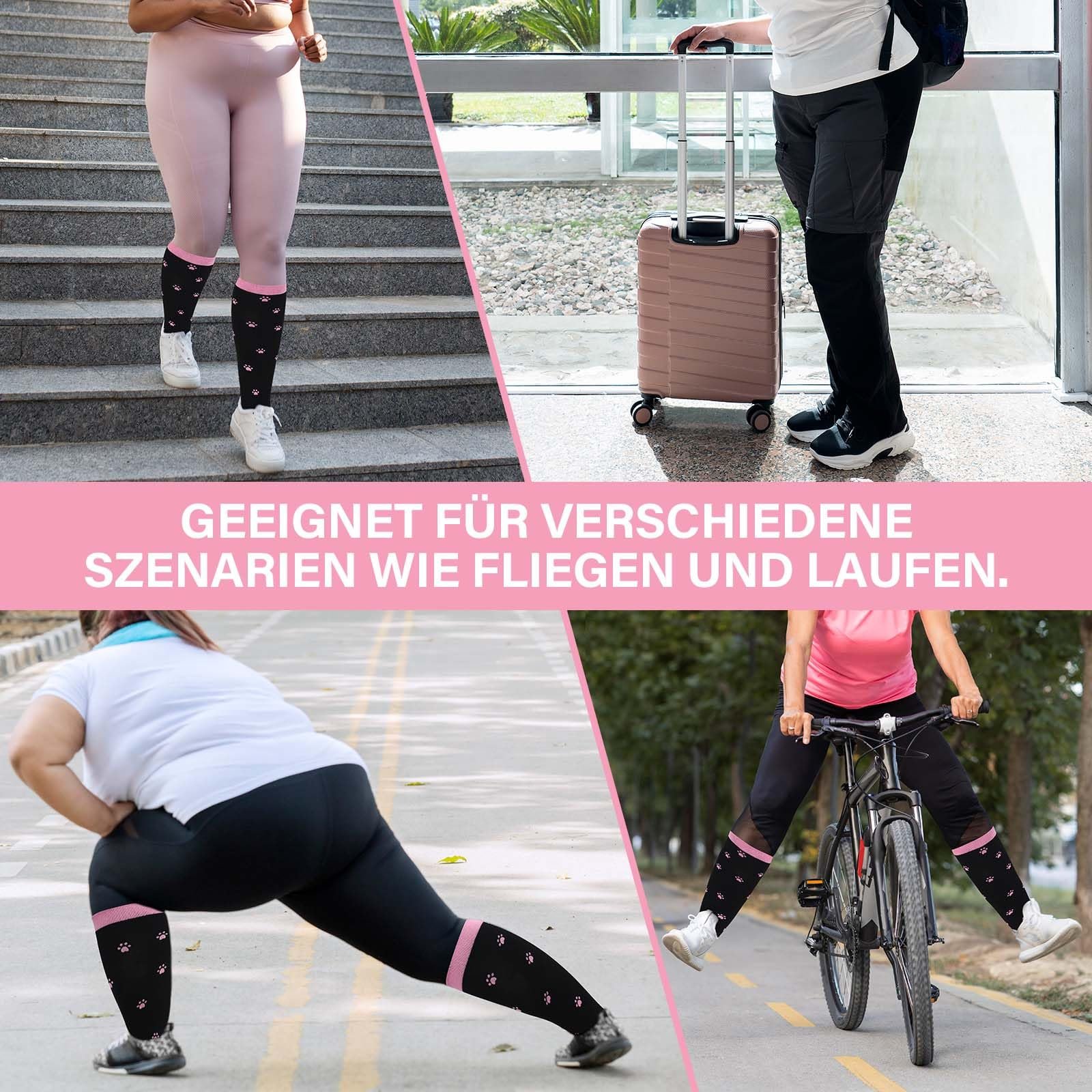 Компрессионные чулки PUTUO для женщин с большими икрами: Компрессионные чулки большого размера для мужчин Медицинские противотромбозные чулки для женщин Красочные носки с рисунком кошек Компрессионные носки для спорта Путешествий самолетом 1 пара, фото №7 Компрессионные чулки PUTUO для женщин с большими икрами: Компрессионные чулки большого размера для мужчин Медицинские противотромбозные чулки для женщин Красочные носки с рисунком кошек Компрессионные носки для спорта Путешествий самолетом 1 пара, фото №7